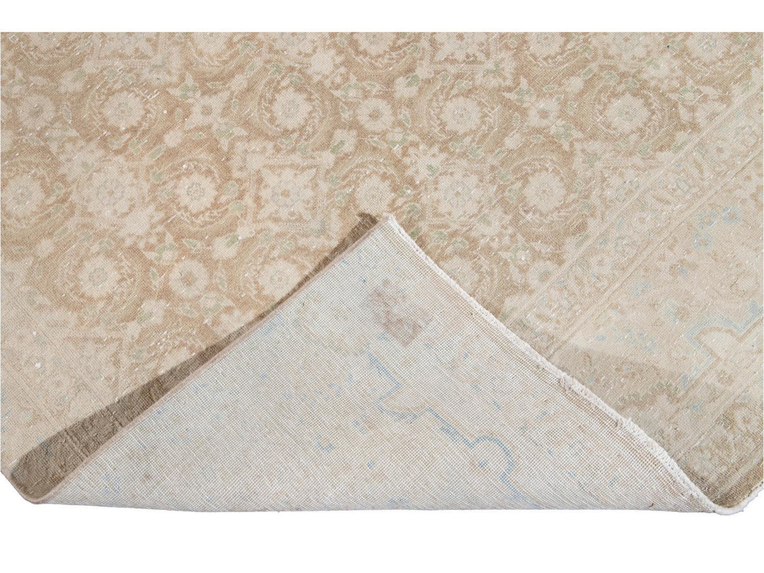 Vintage Persian Tabriz Rug 7 X 11