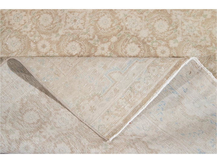 Vintage Persian Tabriz Rug 7 X 11