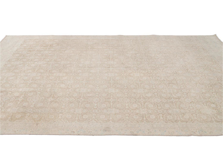 Vintage Persian Tabriz Rug 7 X 11
