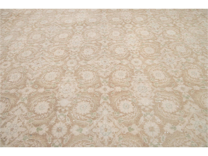 Vintage Persian Tabriz Rug 7 X 11
