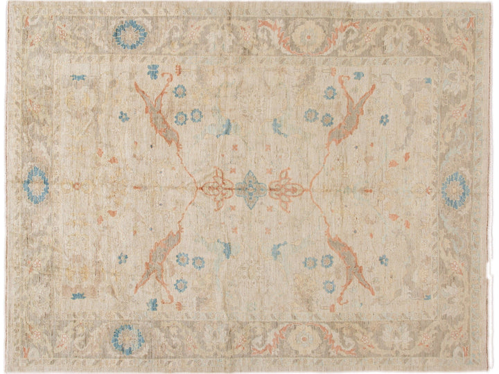 Modern Sultanabad Wool Rug 9 X 12