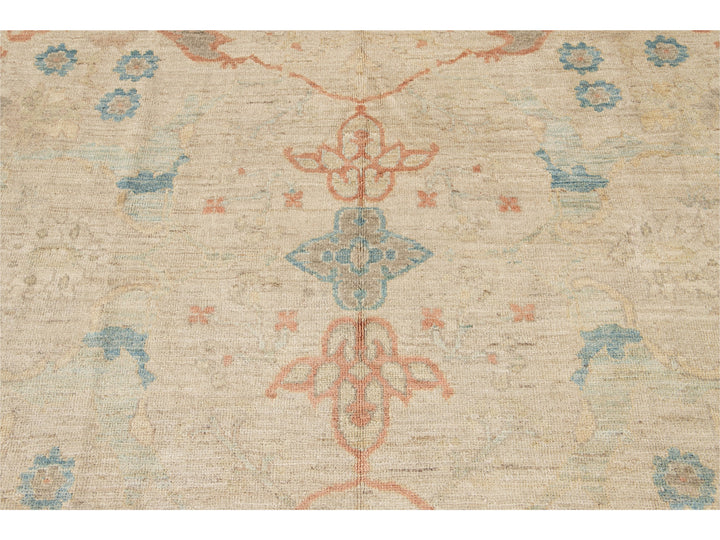 Modern Sultanabad Wool Rug 9 X 12