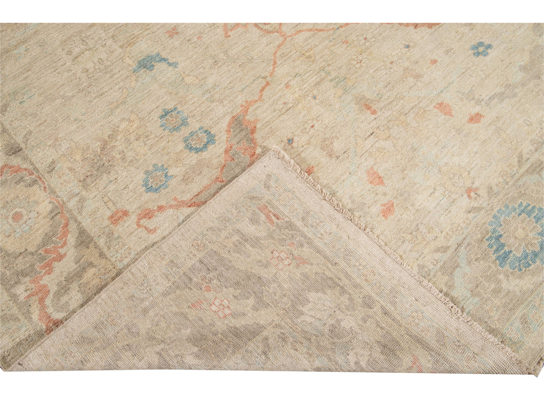 Modern Sultanabad Wool Rug 9 X 12