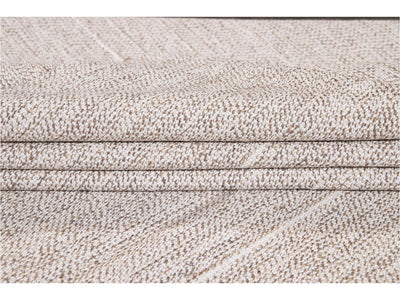 Contemporary Flatweave Wool Rug 9 X 13