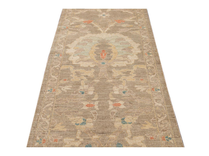 Modern Sultanabad Runner Wool Rug 3 X 16