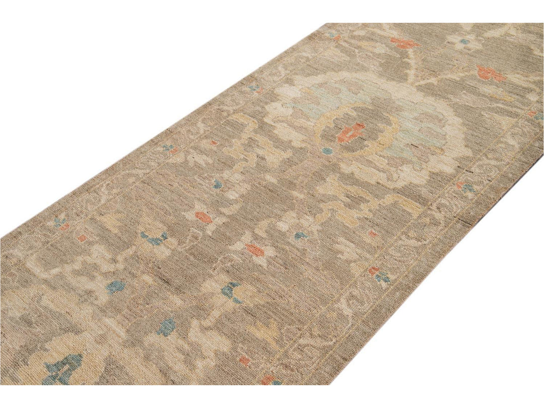Modern Sultanabad Runner Wool Rug 3 X 16