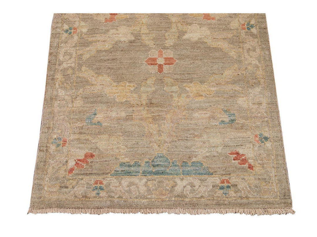 Modern Sultanabad Runner Wool Rug 3 X 16