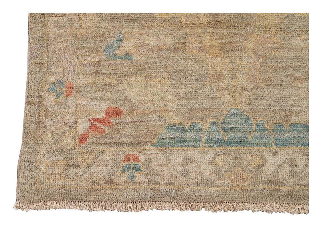Modern Sultanabad Runner Wool Rug 3 X 16