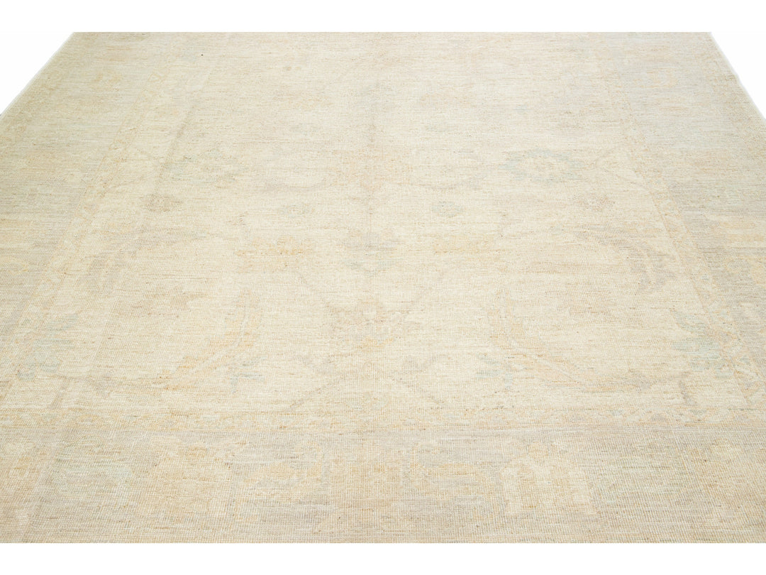 Modern Khotan Wool Rug 9 X 10