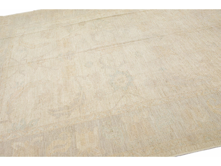 Modern Khotan Wool Rug 9 X 10