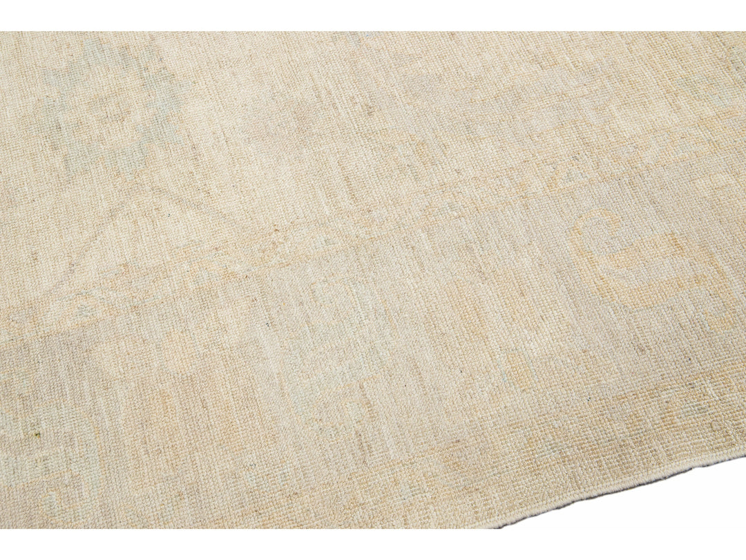 Modern Khotan Wool Rug 9 X 10