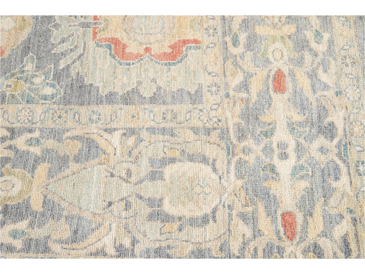 Modern Sultanabad Oversize Wool Rug 12 X 18