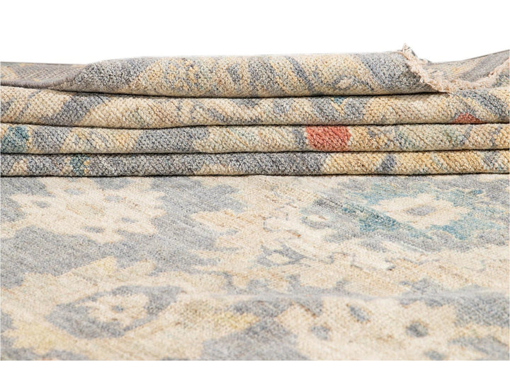 Modern Sultanabad Oversize Wool Rug 12 X 18