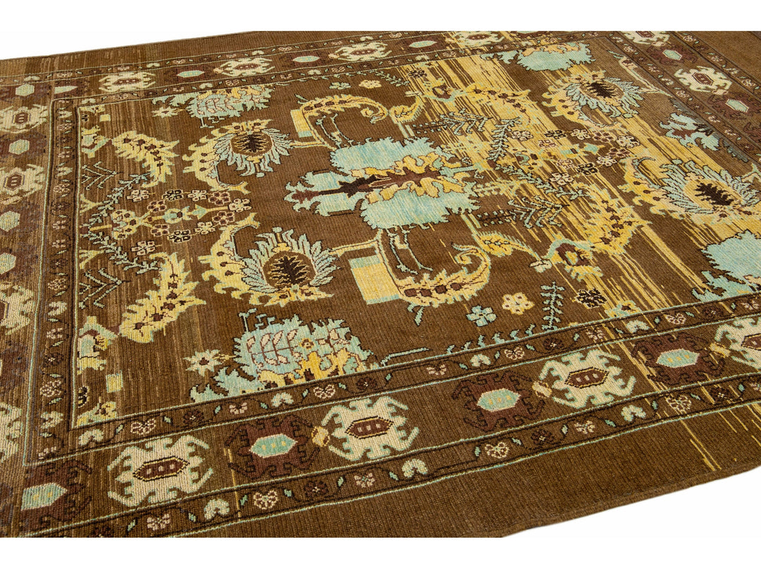 Transitional Revival Wool Rug 8 X 10