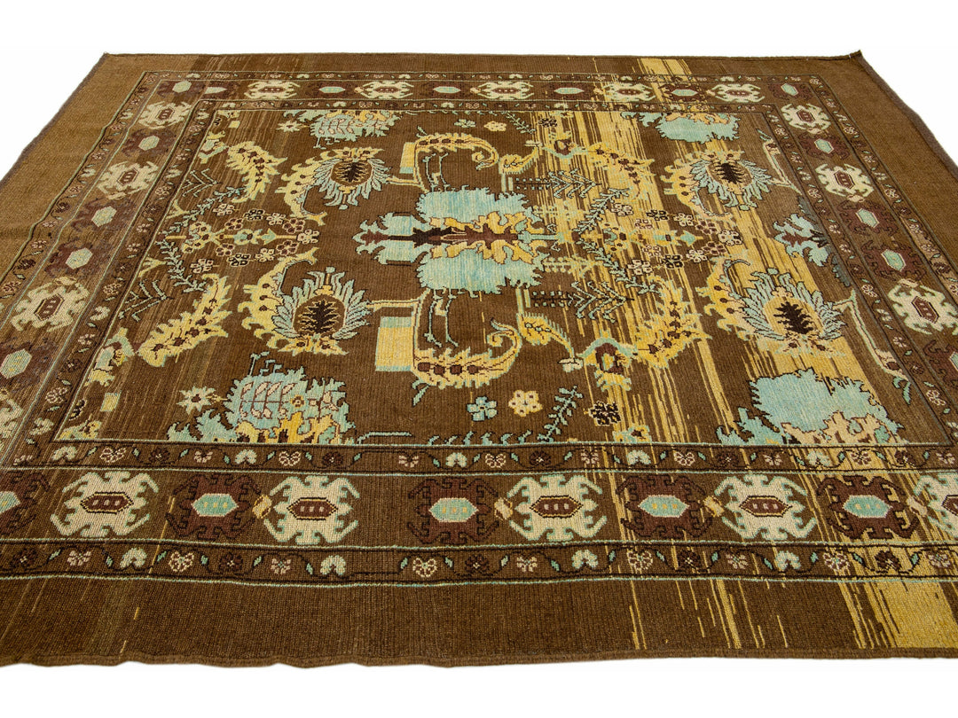 Transitional Revival Wool Rug 8 X 10