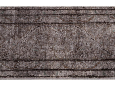 Vintage Distressed Wool Rug 10 X 14