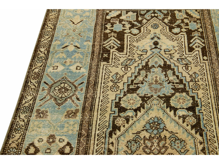 Antique Malayer Wool Rug 4 X 9