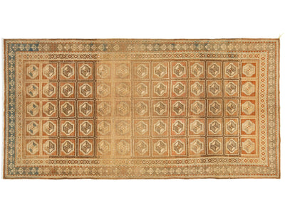 Antique Afshar Wool Runner 5 X 10