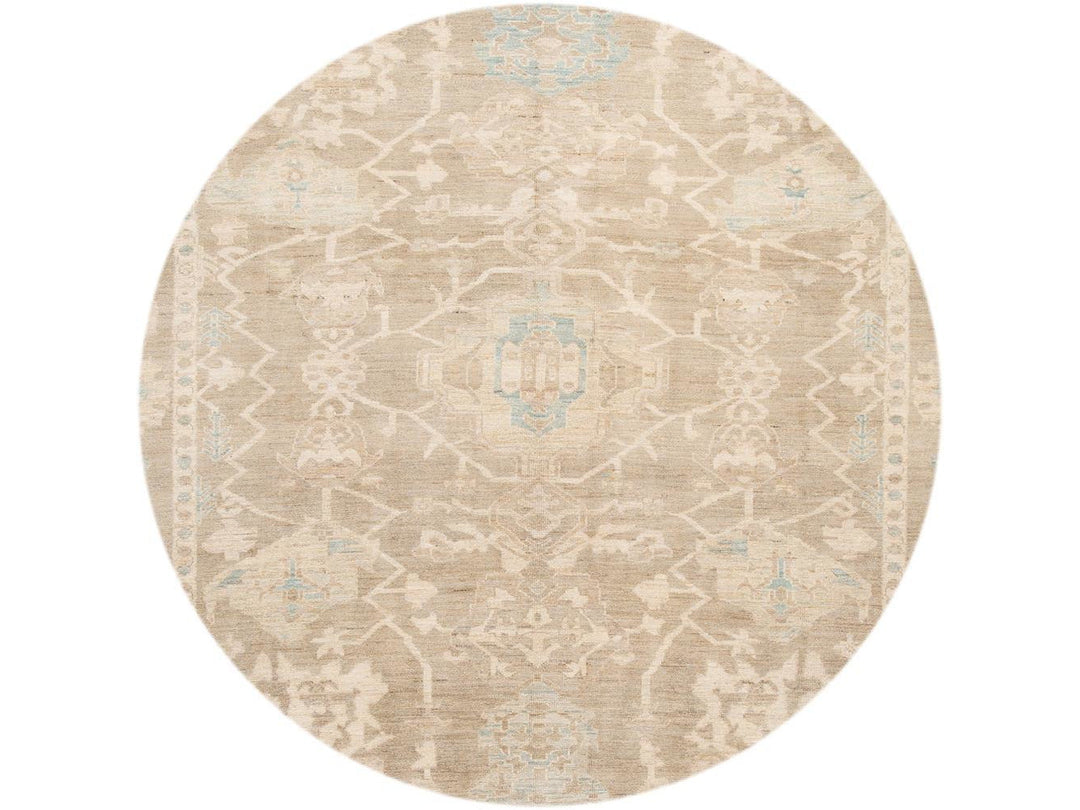 Contemporary Sultanabad Wool Rug 10 X 14