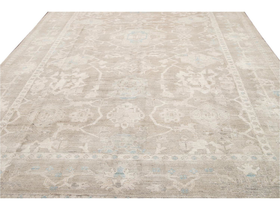 Contemporary Sultanabad Wool Rug 10 X 14