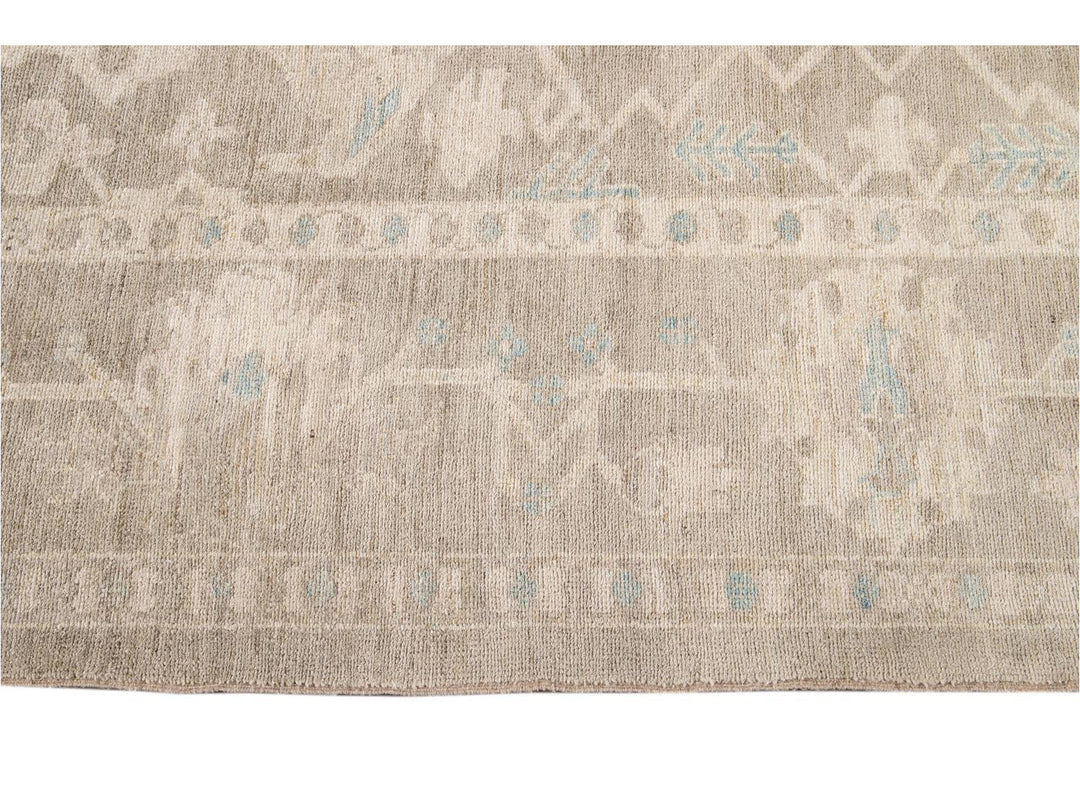 Contemporary Sultanabad Wool Rug 10 X 14