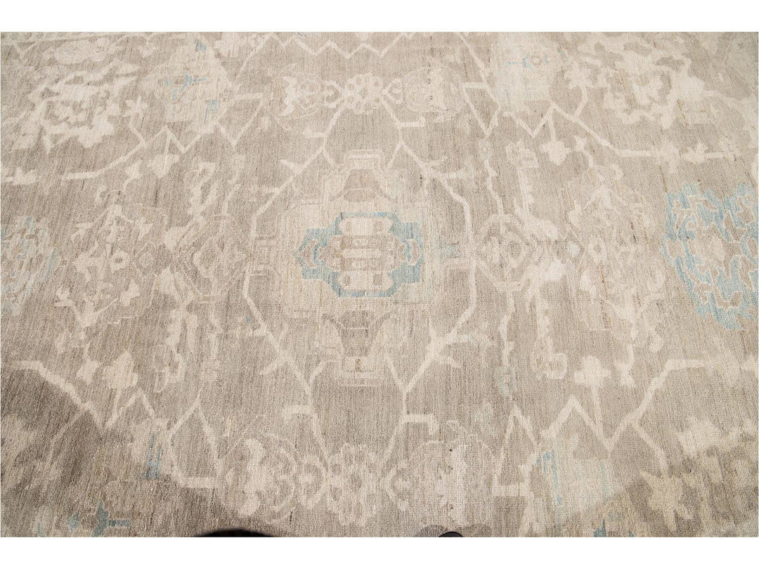Contemporary Sultanabad Wool Rug 10 X 14