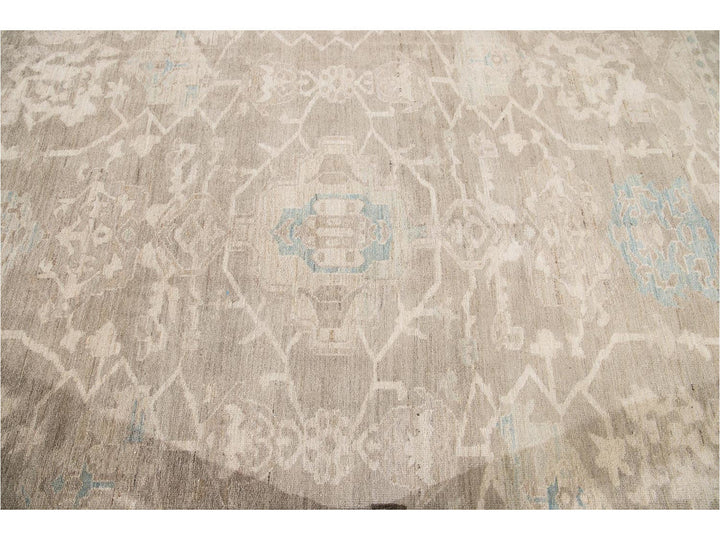 Contemporary Sultanabad Wool Rug 10 X 14