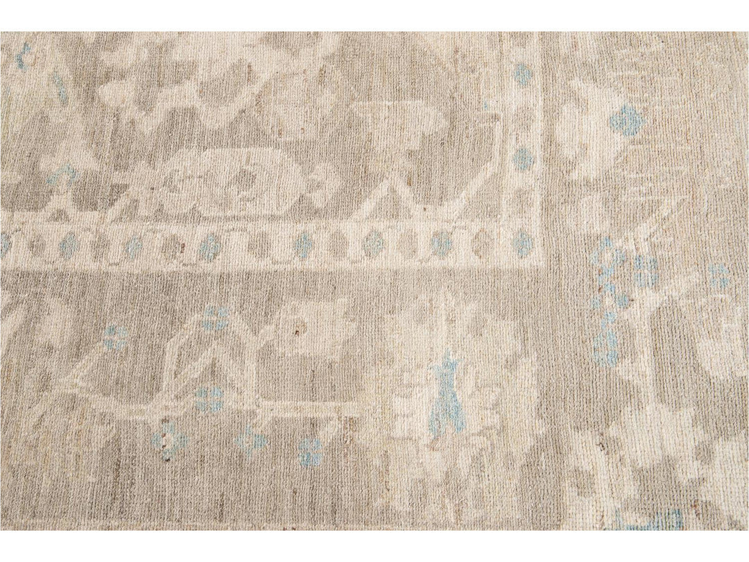 Contemporary Sultanabad Wool Rug 10 X 14