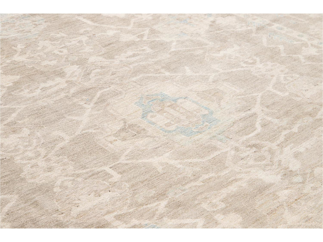 Contemporary Sultanabad Wool Rug 10 X 14