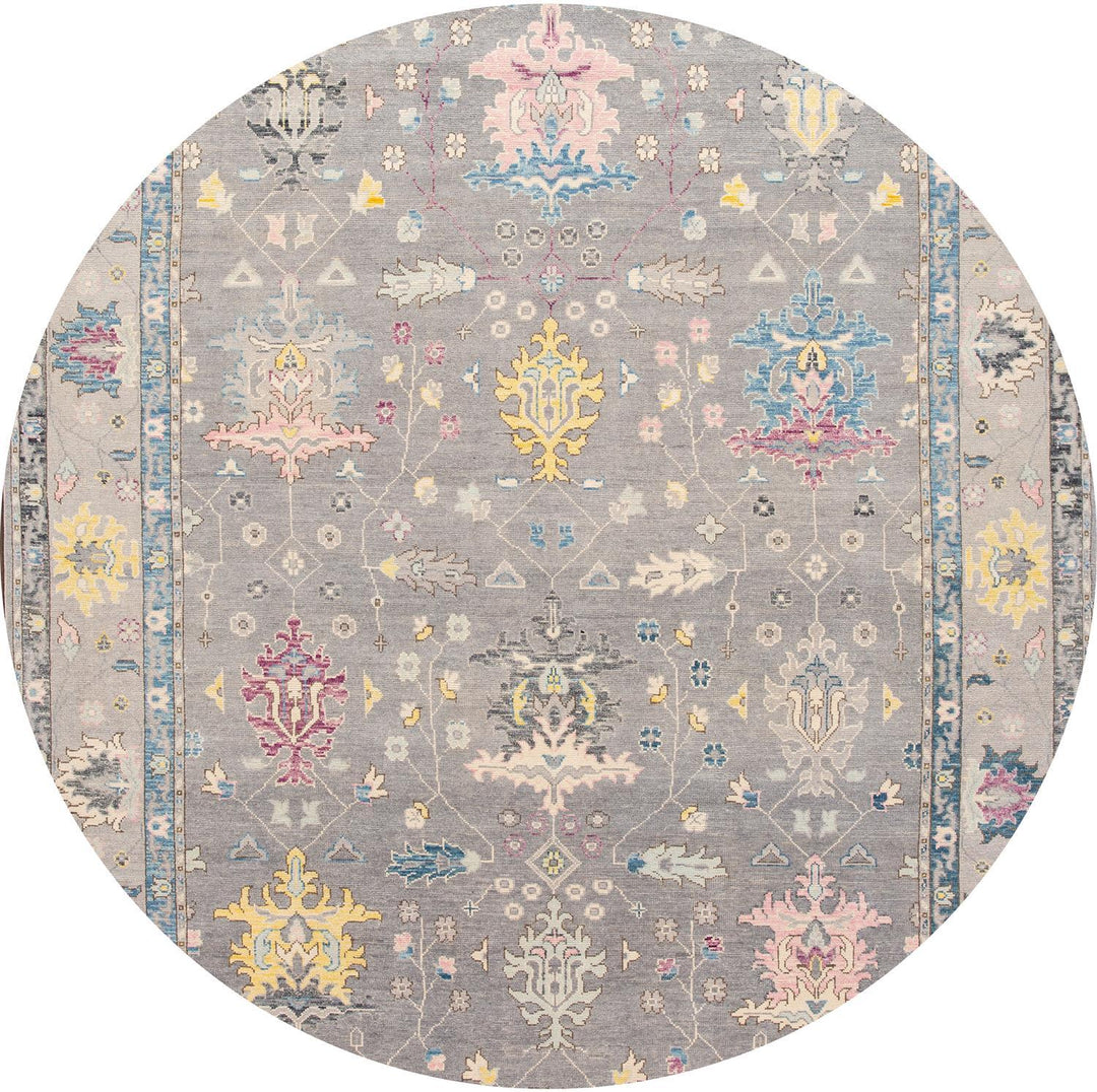 21st Century Contemporary Oushak Style Wool Rug 10 X 14