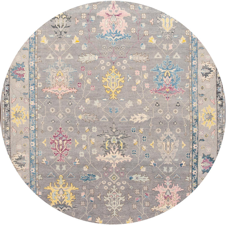 21st Century Contemporary Oushak Style Wool Rug 10 X 14