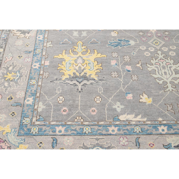 21st Century Contemporary Oushak Style Wool Rug 10 X 14