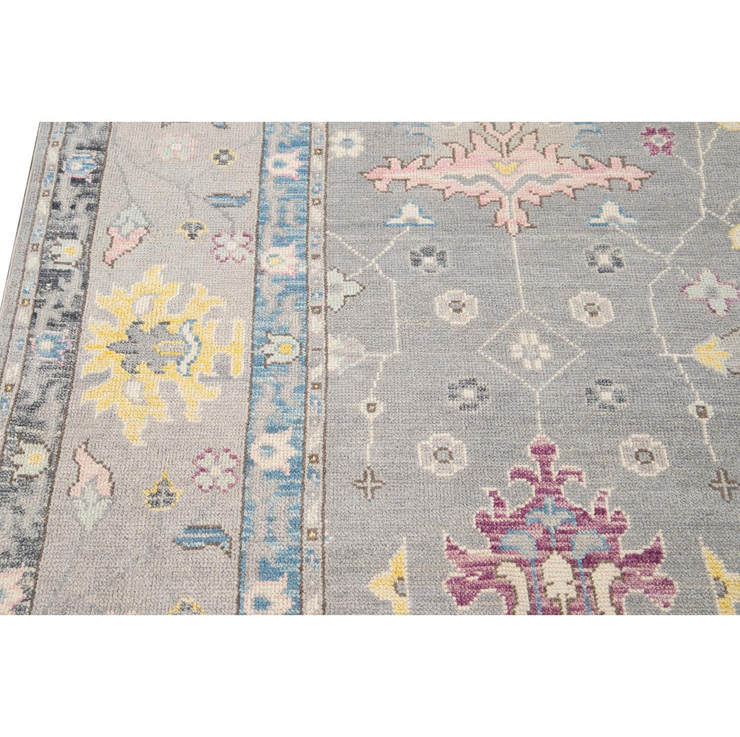21st Century Contemporary Oushak Style Wool Rug 10 X 14