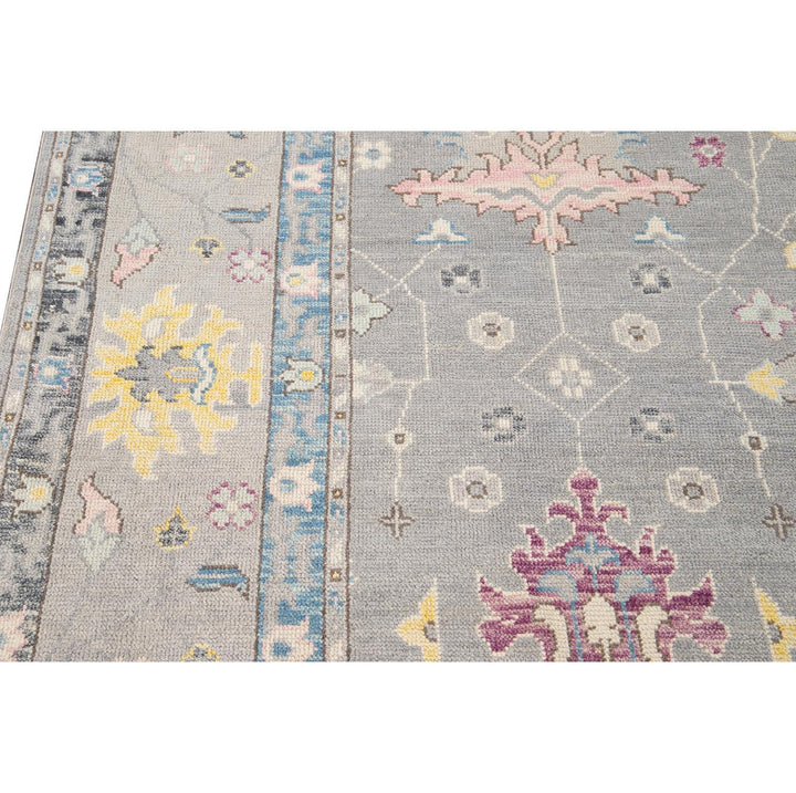 21st Century Contemporary Oushak Style Wool Rug 10 X 14