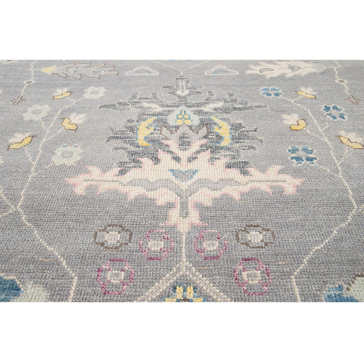 21st Century Contemporary Oushak Style Wool Rug 10 X 14