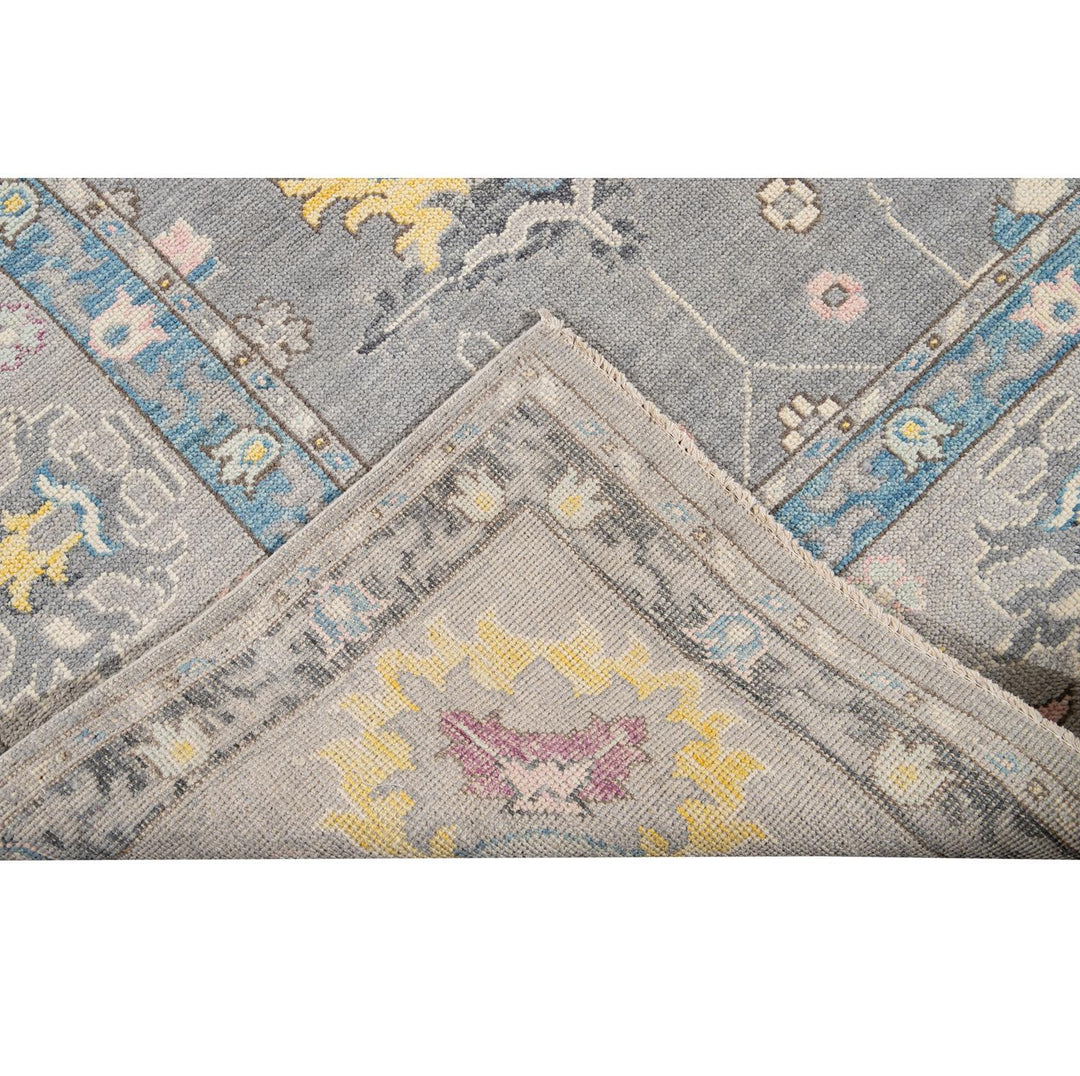 21st Century Contemporary Oushak Style Wool Rug 10 X 14