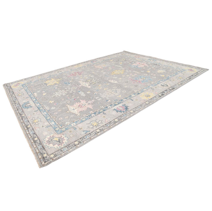 21st Century Contemporary Oushak Style Wool Rug 10 X 14