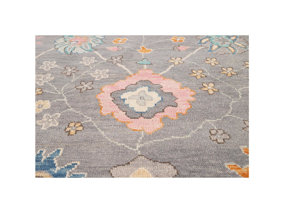 New  Contemporary Oushak Style Wool Rug 10 X 14