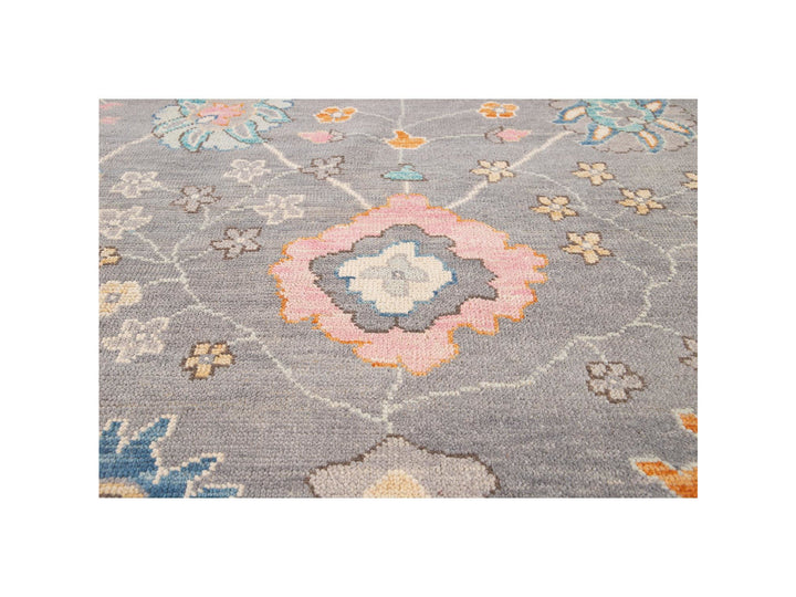 New  Contemporary Oushak Style Wool Rug 10 X 14