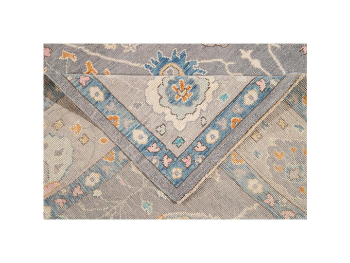 New  Contemporary Oushak Style Wool Rug 10 X 14