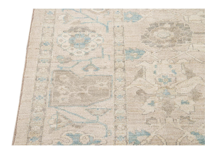 Modern Sultanabad Wool Rug 10 X 11