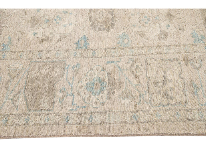 Modern Sultanabad Wool Rug 10 X 11