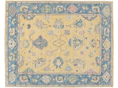 Modern Oushak Wool Rug 8 X 10