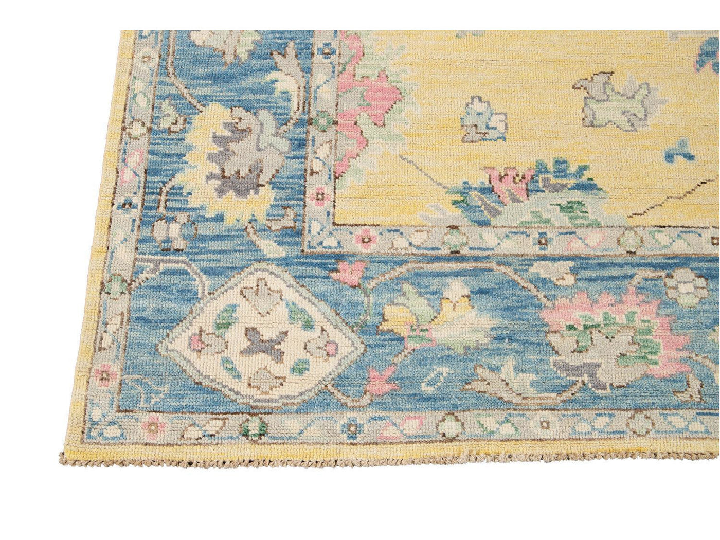 Modern Oushak Wool Rug 8 X 10