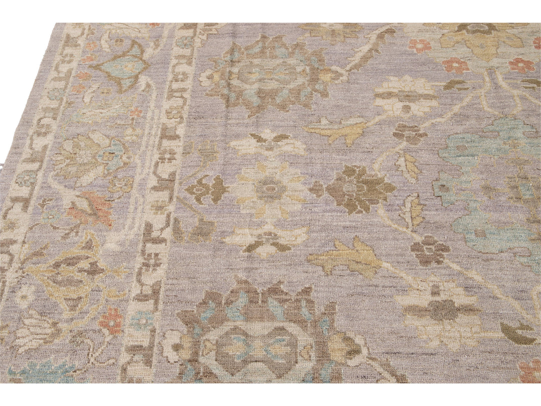 Modern Sultanabad Wool Rug 10 X 14