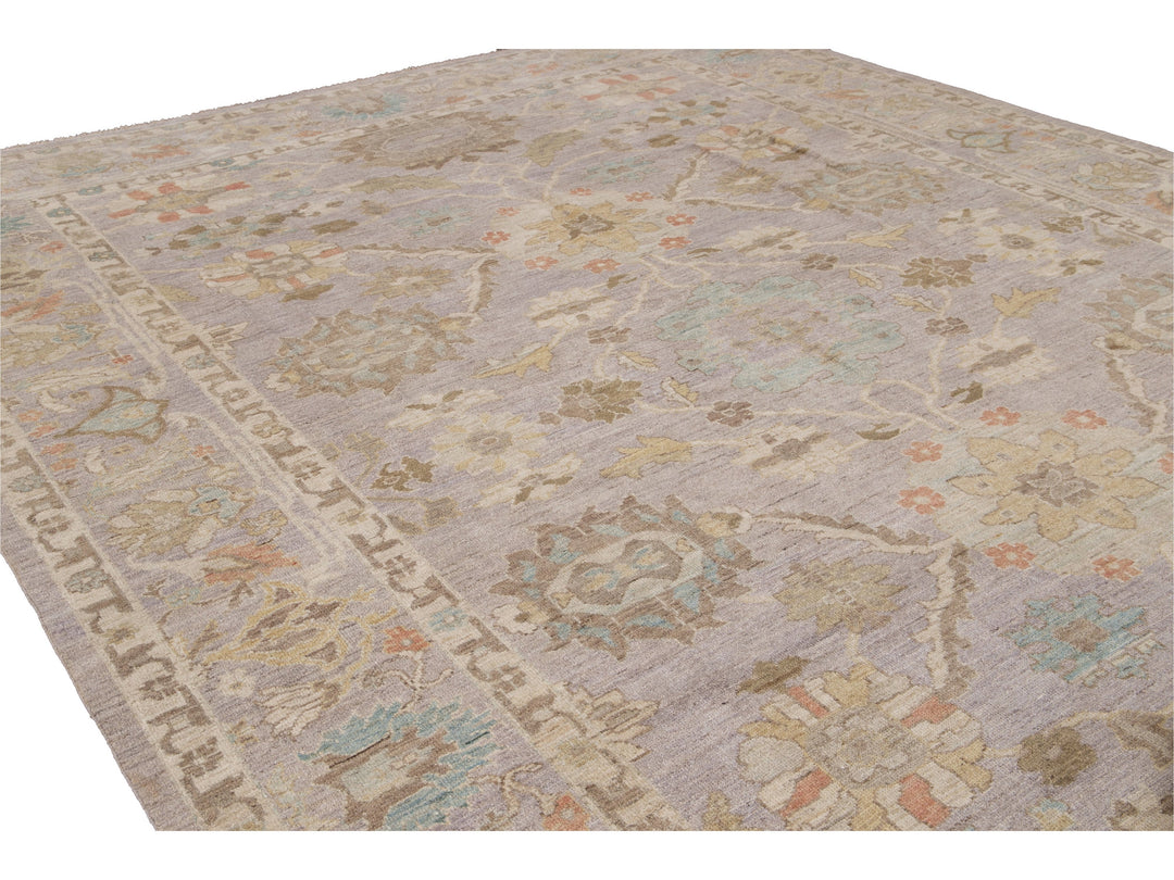 Modern Sultanabad Wool Rug 10 X 14