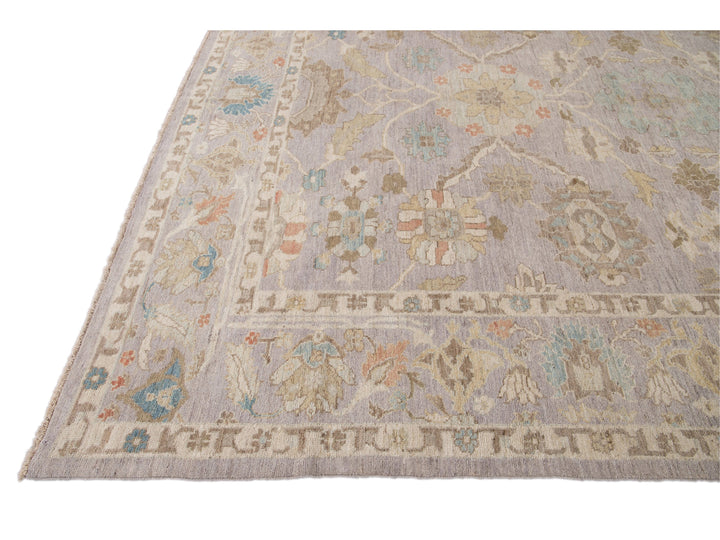 Modern Sultanabad Wool Rug 10 X 14