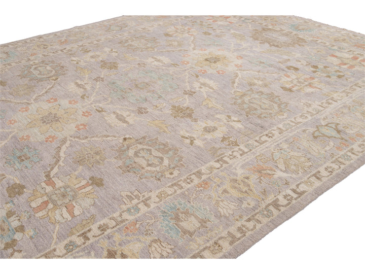 Modern Sultanabad Wool Rug 10 X 14