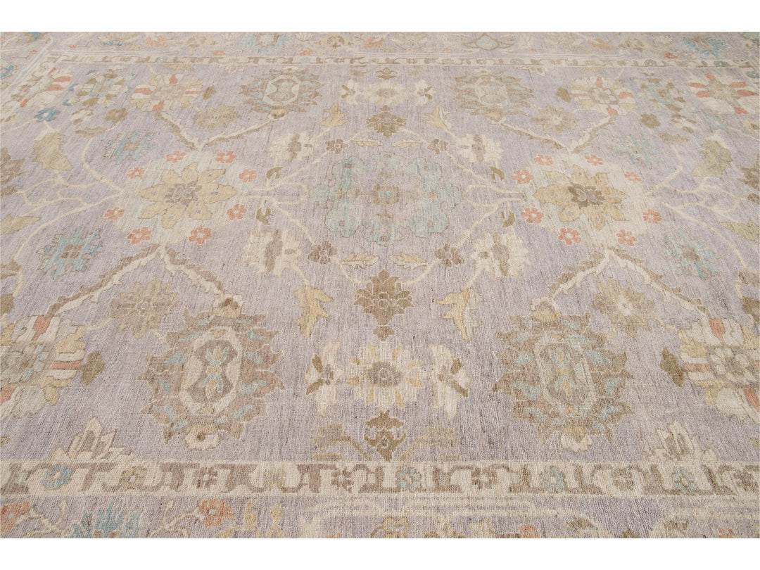 Modern Sultanabad Wool Rug 10 X 14