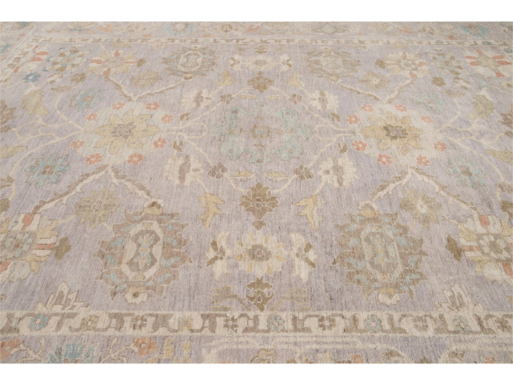 Modern Sultanabad Wool Rug 10 X 14